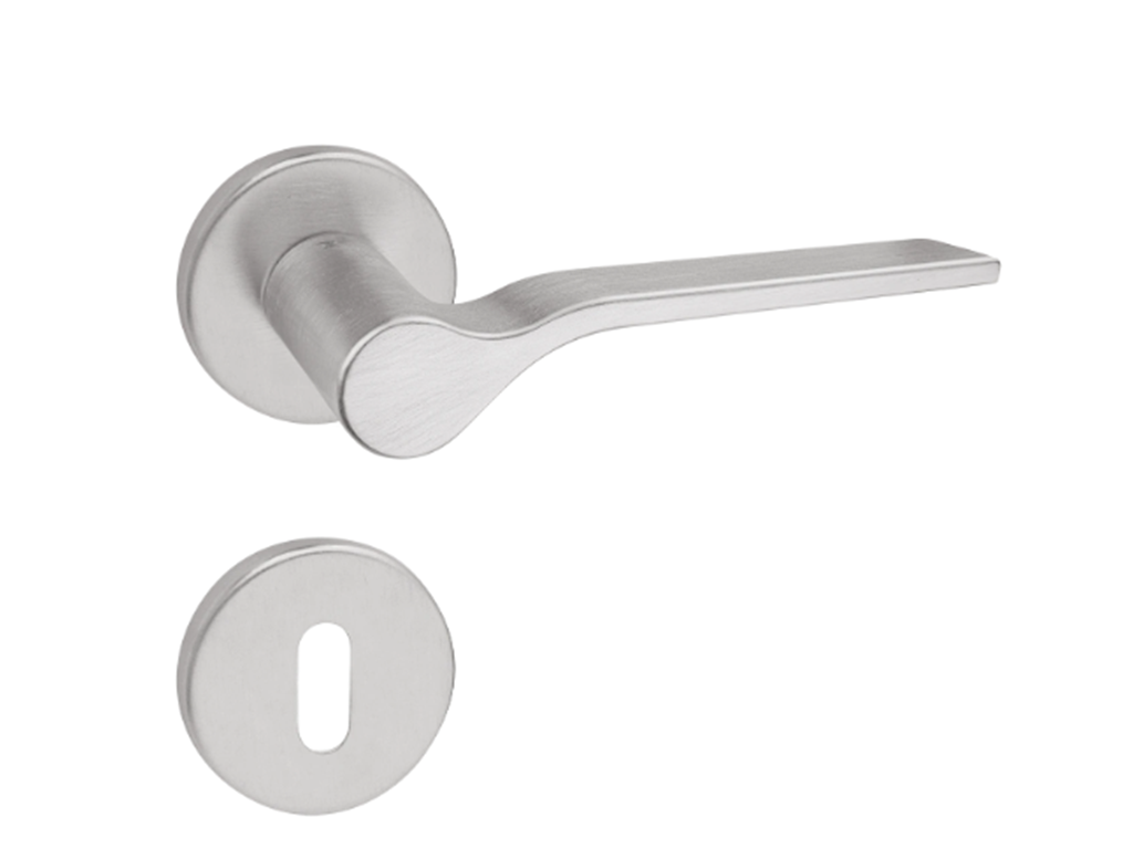 Maniglia Onda Rosetta Tonda d.50x5h Bocchetta Foro Chiave varie finiture Fimet Maniglie - immagine 1